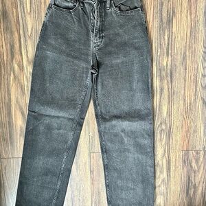 Hollister Women's Black Boyfriend Jeans